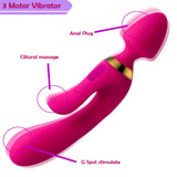 Electric Massager Sexy 3 Motor G spot Stimulate Vibrators - Ur X Toys