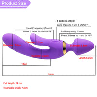 Electric Massager Sexy 3 Motor G spot Stimulate Vibrators - Ur X Toys