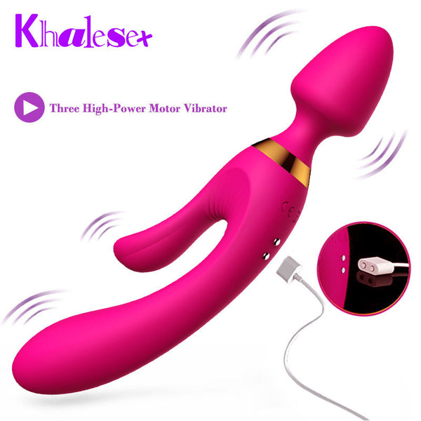 Electric Massager Sexy 3 Motor G spot Stimulate Vibrators - Ur X Toys