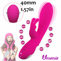 Silicone Rabbit Vibrator Rechargeable - Ur X Toys